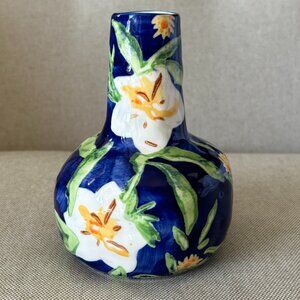 Anthropologie Hand Painted Vase by Leah Reena Goren